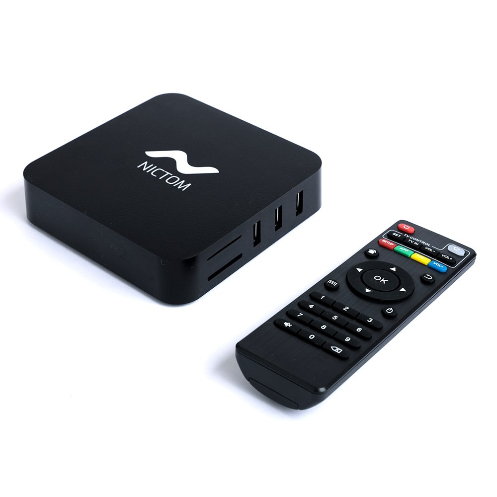 Combo Smart & Sound!. Convertidor Smart Tv Box 1Gb Ram Nictom MxqPro +  Emisor Receptor Bluetooth Nictom Emisorbt5